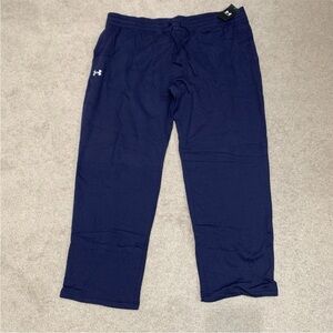 Under Armour Rival Fleece Pants Navy Blue Men’s Size 4XLT New